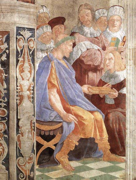 Justinian Presenting the Pandects to Trebonianus